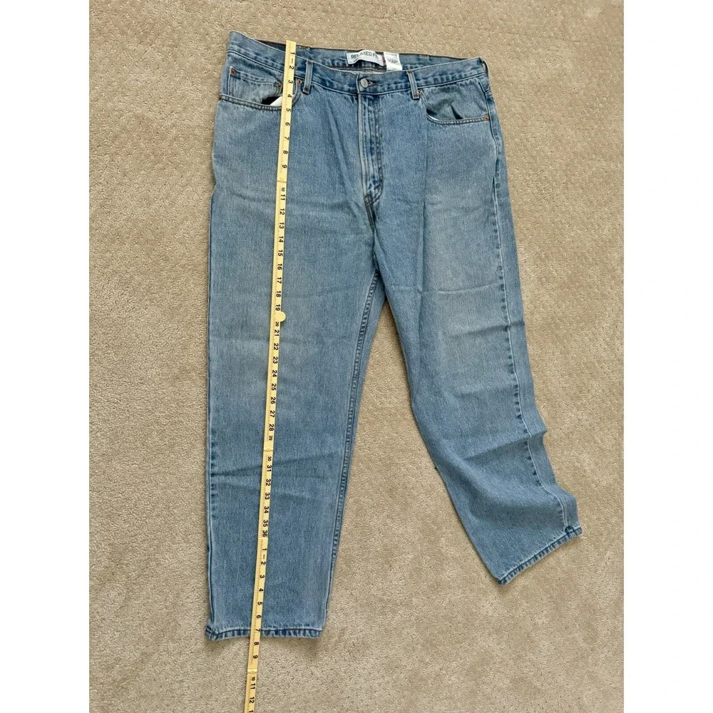 LEVI'S 550 Men's Blue Straight Relaxed Fit Comfort Denim Jeans-Size‎ 40 X 32